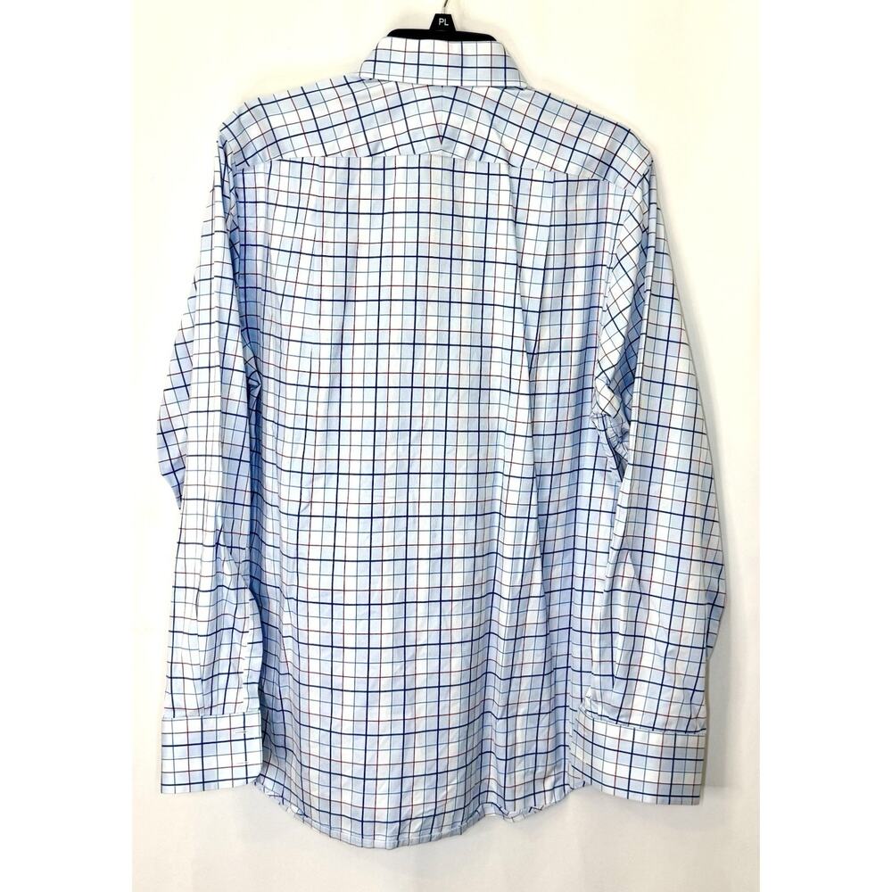 Charles Tyrwhitt Button Up Shirt Men’s 16/35 Slim Fit White Plaid - Picture 4 of 5